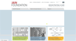 Desktop Screenshot of conference2011.jain-foundation.org